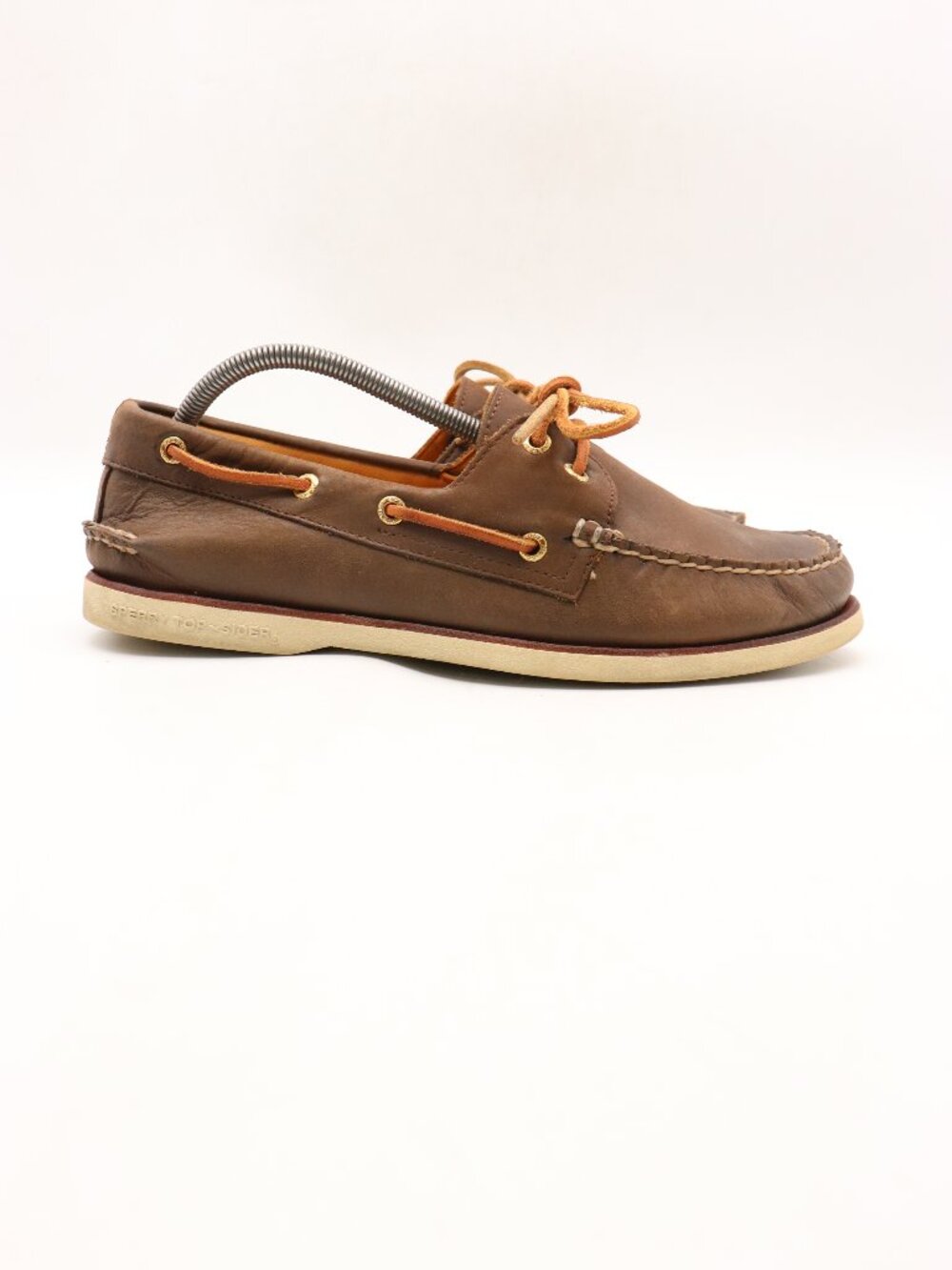 Sperry Gold Cup Authentic Original 2-Eye Men's Sz 10 M Boat Shoes Brown Leather